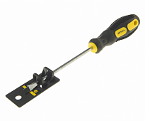 Отвертка шлицевая SL5.5х125мм Ø5мм магнитная с противоскользящей ручкой (с держателем ) ER-7DA-07H Э
